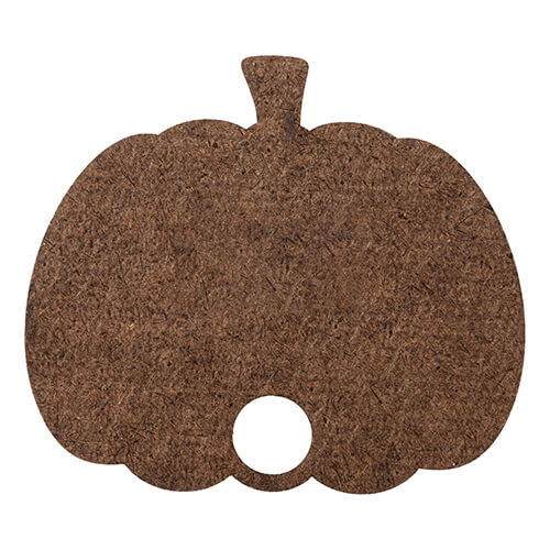 Fiberboard name badge for 780 / 900 / 1050 / 1260 ml mug for sublimation - pumpkin