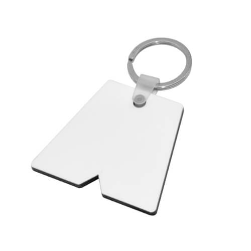 MDF rövid rövidnadrág kulcstartó Szublimációs hőátvitel