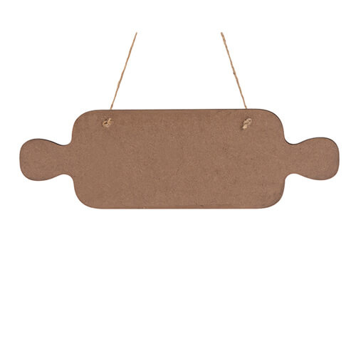 Etiqueta de puerta MDF para sublimación - caramelo