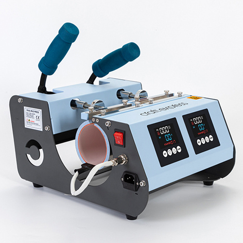 Two-station press for cups and tumblers - model 3 in 1