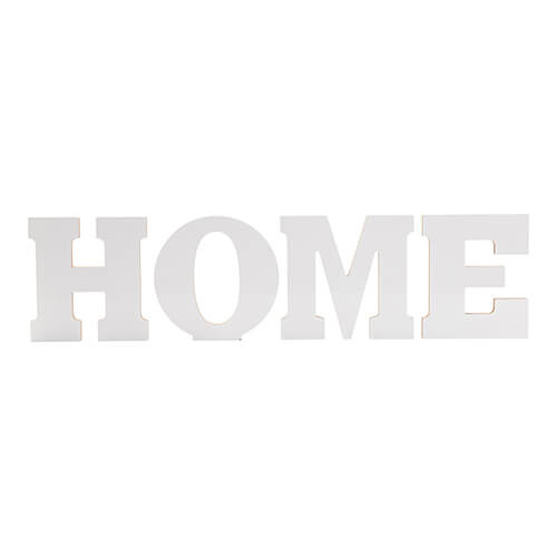 Dekoratyvinės 25 cm MDF raidės, skirtos sublimacijai - HOME