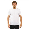 Basic kortærmet T-shirt til sublimering - hvid