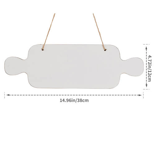 Etiqueta de puerta MDF para sublimación - caramelo