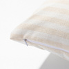 40 x 40 cm canvas pillowcase for sublimation - cream with yellow stripes