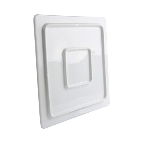 Platte vierkante plaat 24,5 x 24,5 cm voor sublimatie