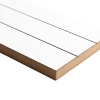 Rama foto MDF dreptunghiulară, cu dungi, 30 x 12,7 cm