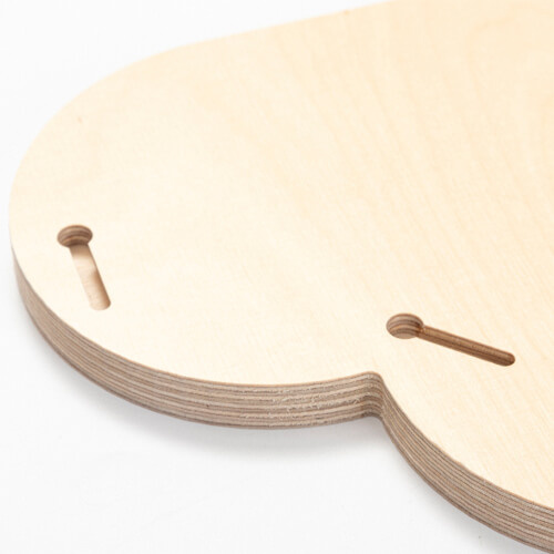 Foto rāmis - saplākšņa sirds sublimācijai - 20,3 x 20,3 cm