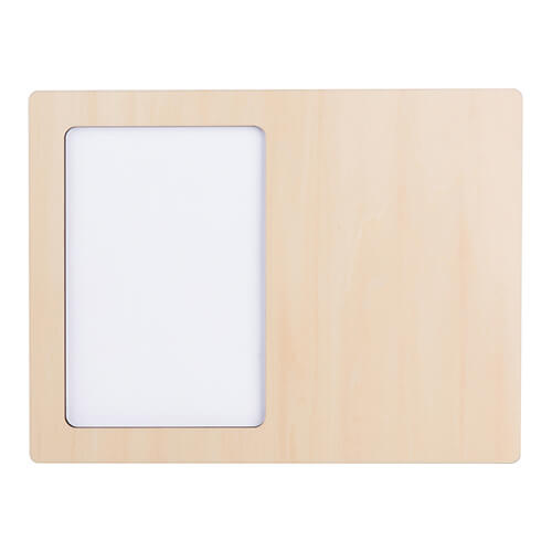 Cadre photo en bois pour sublimation - 25 x 19 cm