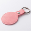 Usnjen obesek za ključe / etui AirTag za sublimacijo - roza