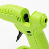 Cordless hot glue gun with glue sticks