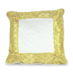 Pillowcase Super Quality 40 x 40 cm yellow Sublimation Thermal Transfer