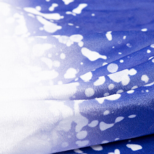 Plys Bleached Starry Blue Heart-tæppe til sublimering