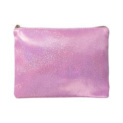 Glitter sublimation cosmetic bag - pink