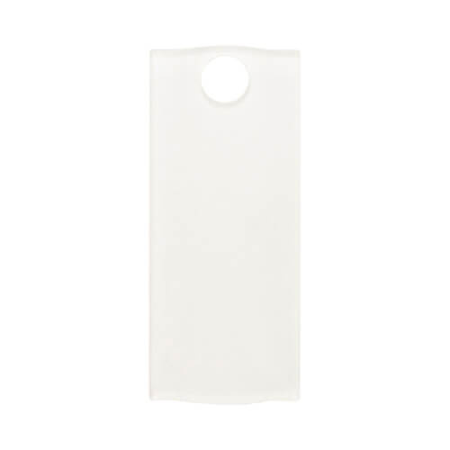 Akril névtábla 7,8 x 3,2 cm, szublimációra alkalmas