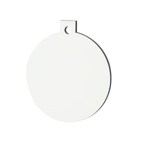 Ukras za božićno drvce, privjesak, kugla, MDF, sublimacija, termalni transfer