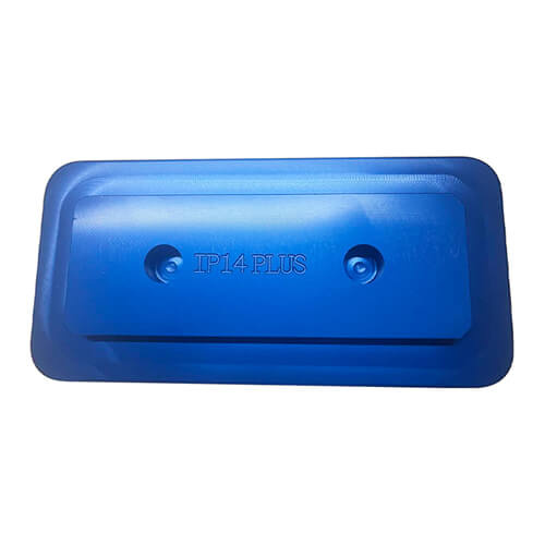 Een pad voor het maken van een 3D print op het iPhone 14 Plus hoesje