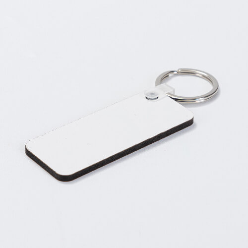 Dubbelzijdige MDF sleutelhanger voor sublimatie - rechthoek