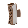 Adult hair clip for sublimation - brown