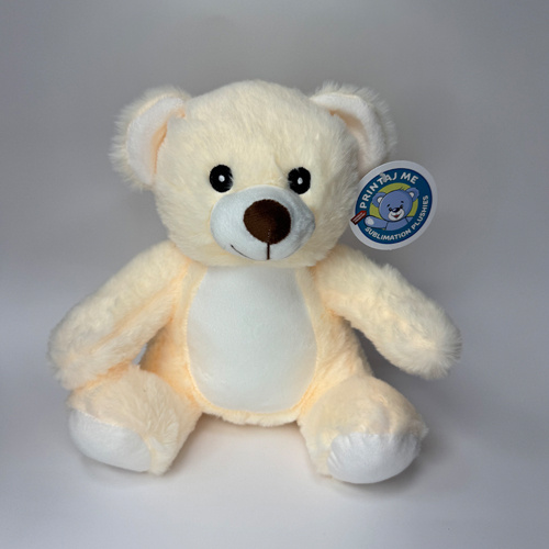Ourson 25 cm pour impression par sublimation - marron clair