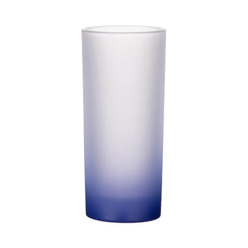 200 ml matirano steklo za sublimacijo - temno modri gradient