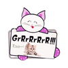 Plastic bord met zuignappen voor sublimatie - Kat