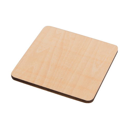 Plywood mug coaster for sublimation – square