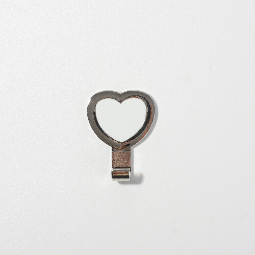 Fém akasztó szublimációhoz - szív