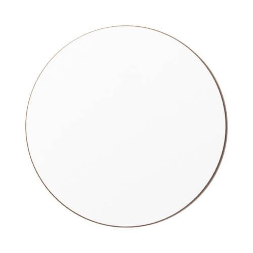 Kruspude af fiberplade til sublimering - Ø 9,5 cm