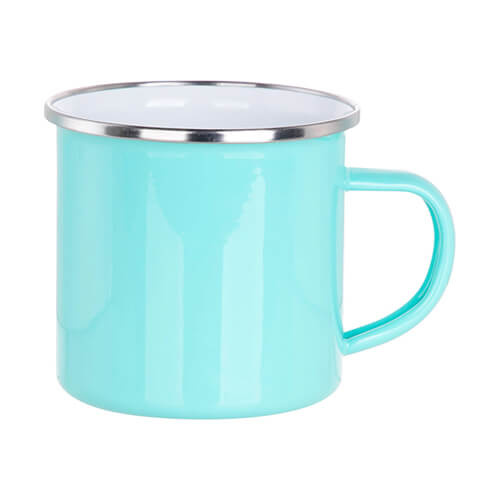 Mug en métal pour sublimation 360 ml - menthe