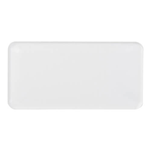 7.6 x 3.8 cm acrylic tag for sublimation