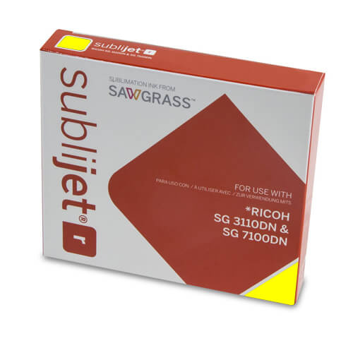 Gelinkt Sawgrass GEEL SubliJet-R 29 ml voor Ricoh SG3110DN / SG7100DN