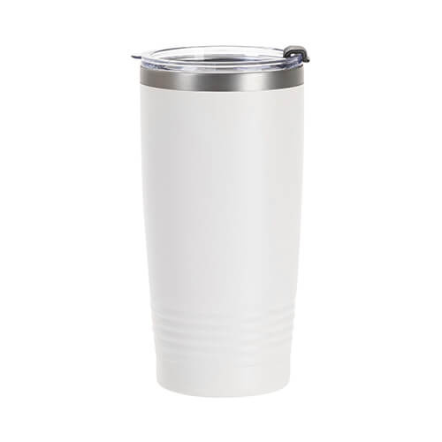 600 ml Ringneck Thermal Tumbler voor sublimatie - Mat Wit