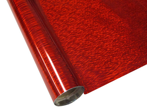 Karstā štancēšanas plēve - Weave Red