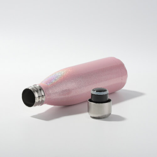 Bidon - drankfles 500 ml voor sublimatie - iriserend roze