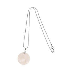 Seashell chain pendant for sublimation printing - circle