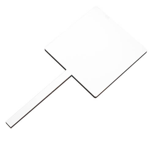 Fiberboard information sign for sublimation - square