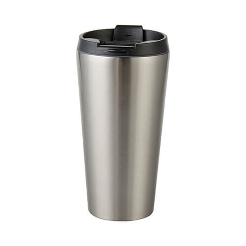 Termiskais tumbleris 450 ml sublimācijai - sudraba krāsā