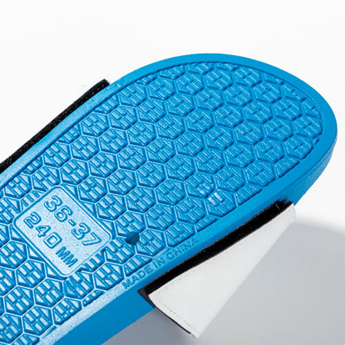 Chanclas de adulto para sublimación - suela azul