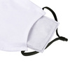 Big face mask with filter for sublimation (black erasers)