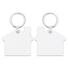 Dubbelzijdige MDF sleutelhanger voor sublimatie - huis