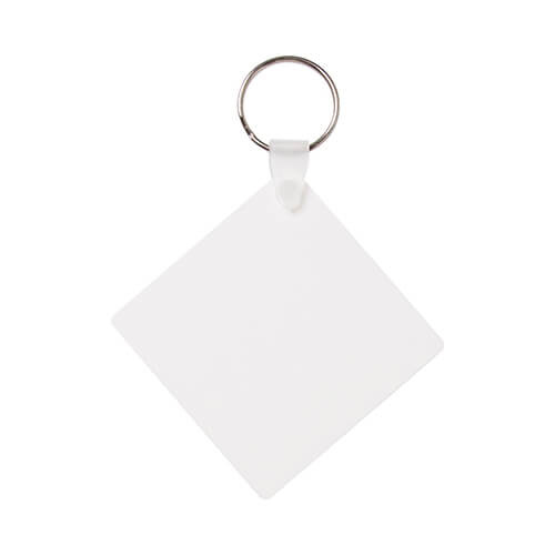 Plastic keyring for sublimation - square