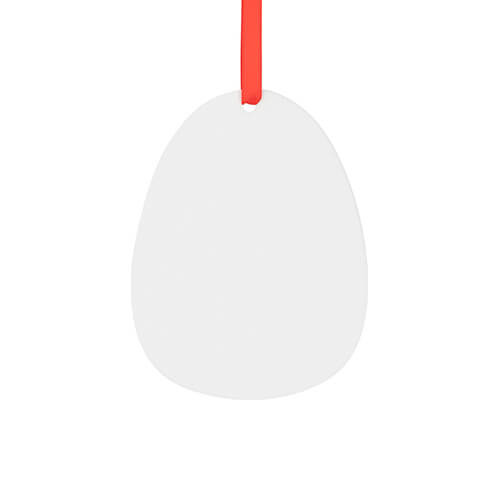 Aluminum pendant for sublimation - Egg