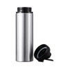 850 ml vattenflaska av silver i aluminium med skruvlock med svart insats för sublimering