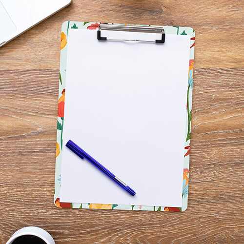 Presse-papiers A4 en plastique pour sublimation