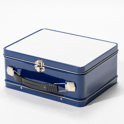 Metal lunch box for sublimation - blue