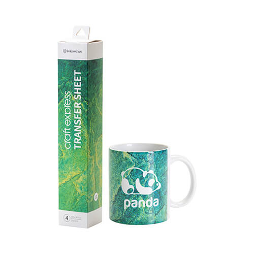 Craft Express Lake Green transferfolie 30,5 x 30,5 cm - 4 st.