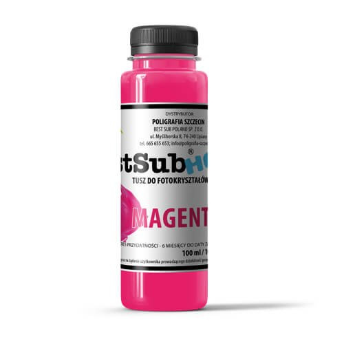 Inkt voor fotokristallen Best Sub HQ - Magenta 100 ml