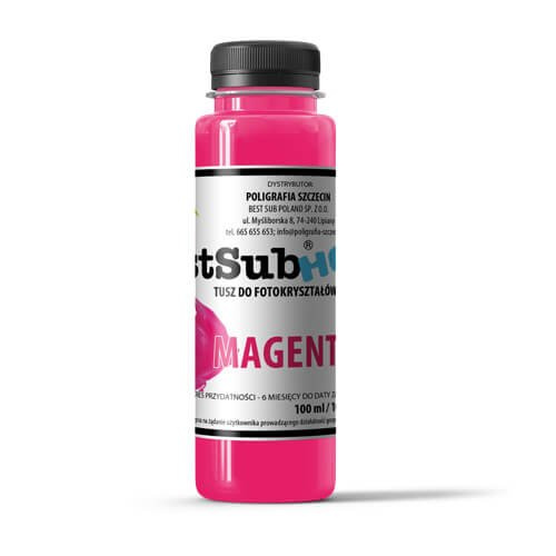 Encre Best Sub HQ - Magenta 100 ml pour cristaux photo