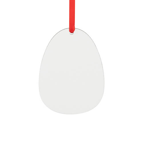 3 mm fiberboard pendant for sublimation - egg