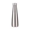 Vattenflaska - pyramidflaska för drycker 420 ml - silver